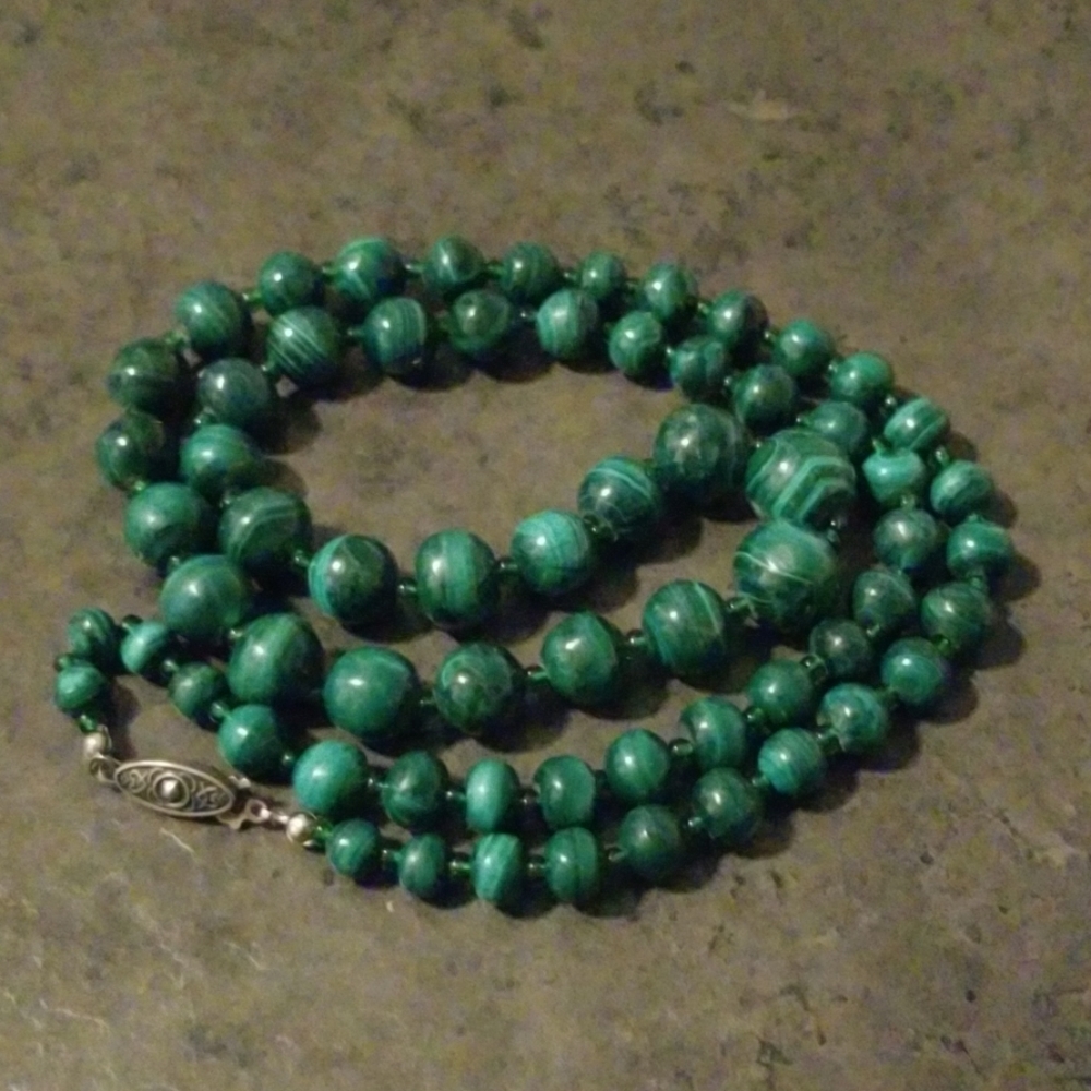 Authentic Malachite Necklace